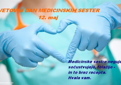 12. maj – Mednarodni dan medicinskih sester